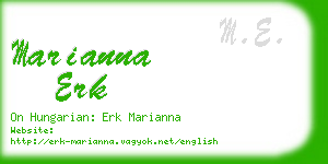 marianna erk business card